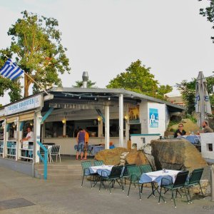 Sunken-City auf der Wiener Donauinsel