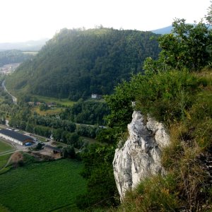 Ausblick Jungfernsprung, Graz Burgruine Gösting