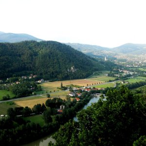 Ausblick Jungfernsprung, Graz Burgruine Gösting