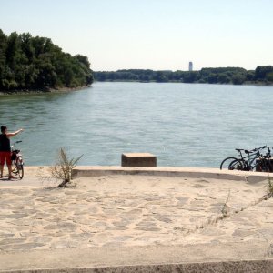 Am Ende der Donauinsel