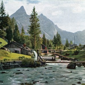 Mühle an der Loisach bei Ehrwald, Tirol