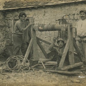 Einstieg in Bergwerk, Frankreich