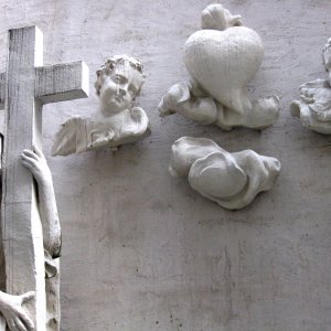 Detail Seitenfassade Stadtpfarrkirche, Graz