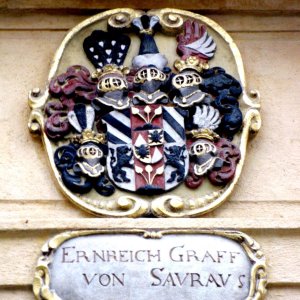 Detail Fassade Landeszeughaus, Graz