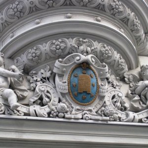 Rathaus Graz, Detail Fassade