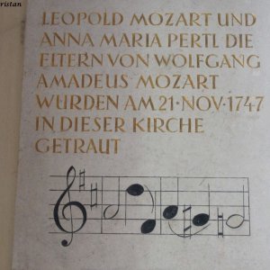Medium 'Hochzeit der Familie Mozart, Kirche Aigen' in der Kategorie 'Salzburg - Ansichten aus Salzburg'