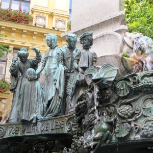 Über Allem die Liebe, Karl-Borromäus-Brunnen in Wien-Landstraße