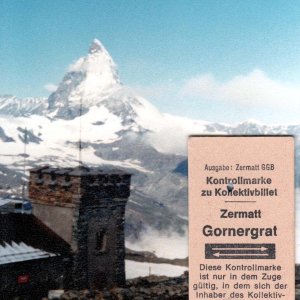 Gornergrat, Matterhorn 1980