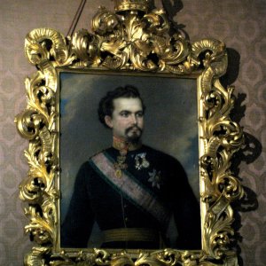 In der Hermesvilla. Gemälde Ludwig II.