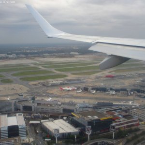 Anflug auf Frankfurt