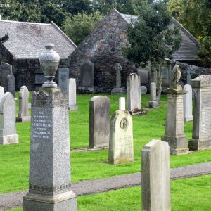 Alter Friedhof bei der Kirk Cramond, Edinburgh