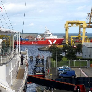 Am Hafen von Leith, Edinburgh