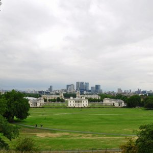 Greenwich-London: Blick auf das Queens House