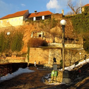 Blick zur Stallbastei- Grazer Schloßberg