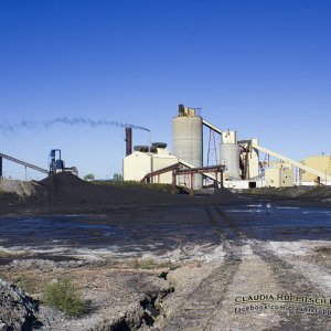 Kohlenmine in Bienfait, Saskatchewan