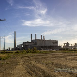 Boundary Dam Power Station nahe Estevan, Saskatchewan