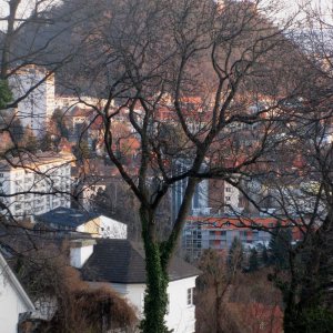 Blick vom Reinerkogel hinüber zum Grazer Schloßberg