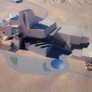 Saudi Aramco Kulturzentrum, Modell. Neue Galerie- Joanneum