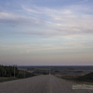 Highway 605 in Saskatchewan, Canada