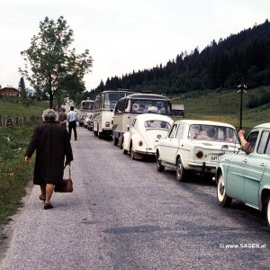 Stau im Reiseverkehr