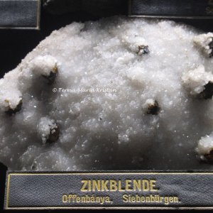 Sphalerit (Zinkblende) aus Siebenbürgen, Joanneum Graz