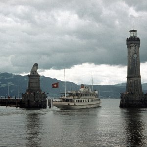Lindau Hafen Leuchtturm