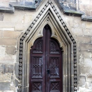 Seiteneingang, Martinikirche Halberstadt