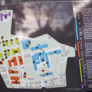ehemaliger Orientierungsplan Wilhelminenspital (heute: Klinik Ottakring)