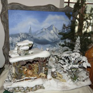 Krippenausstellung in Maria Saal- Schneekrippe