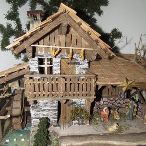 Krippenausstellung in Maria Saal - Detail einer 'Heimatgrippe'