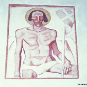 Albin Egger-Lienz, Der Auferstandene, Kriegergedächtniskapelle