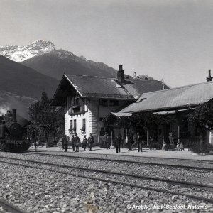 Schlanders Bahnhof 1932