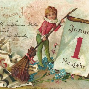 Neujahrswünsche 1900