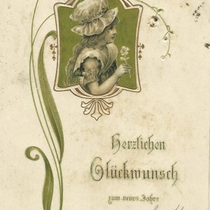 Neujahrswünsche 1909