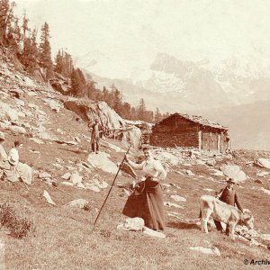 Karthauser Alm, Schnalstal, 1900