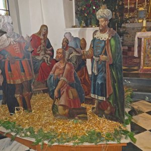 Krippe in der Stiftskirche Ossiach