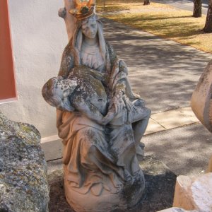 Kirche in Illmitz - Heiligenfigur (1)