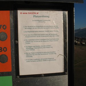 Platzordnung Modellflugplatz Innsbruck-Arzl