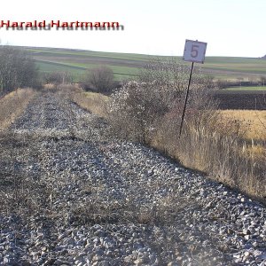 Leere Bahntrasse 1