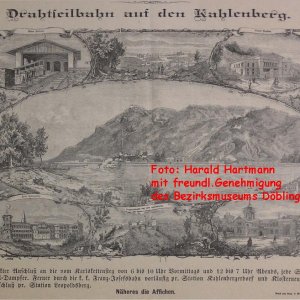 Donauwartebahn - Werbeplakat