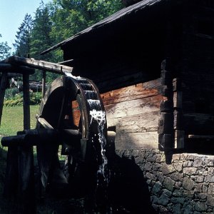 Wassermühle aus Schnals, Südtirol