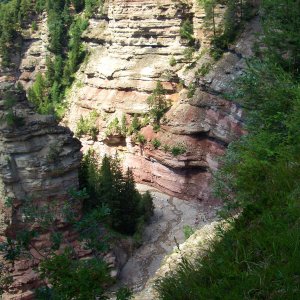 Bletterbachschlucht der Grand Canyon Südtirols