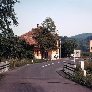 Grenzübergang - Staatsgrenze Langegg - Jurij, Österreich - Slowenien