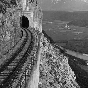 Karwendelbahn - Blick auf Völs