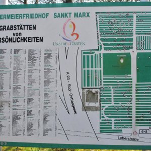 Lageplan Biedermeierfriedhof St. Marx