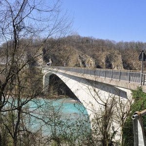 Brücke von Pinzano über den Tagliamento