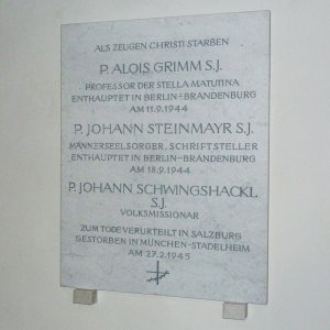 Gedenktafel Jesuiten