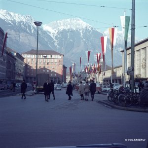 Innsbruck Bahnhofsplatz 1964