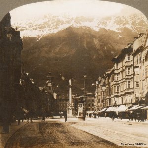 Innsbruck Maria-Theresien-Straße, um 1900