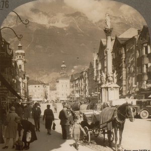 Innsbruck Maria-Theresien-Straße, um 1928